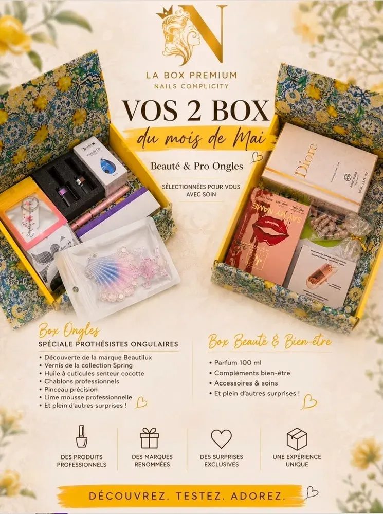 Box mensuelles -  Nails Complicity - Mai