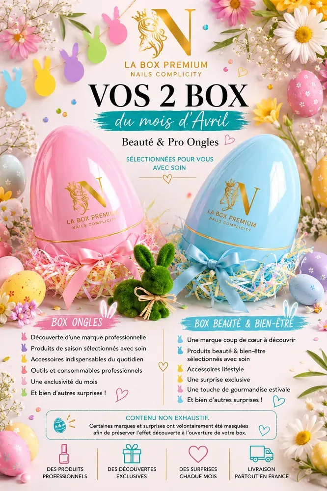 Box mensuelles -  Nails Complicity - Avril