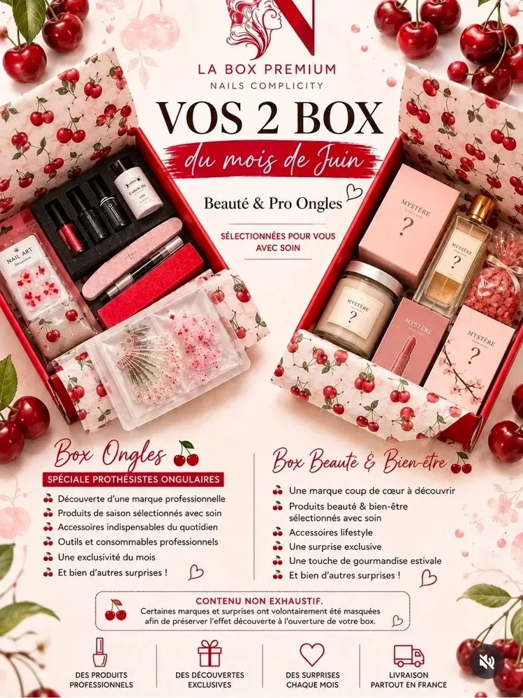Box mensuelles -  Nails Complicity - Juin